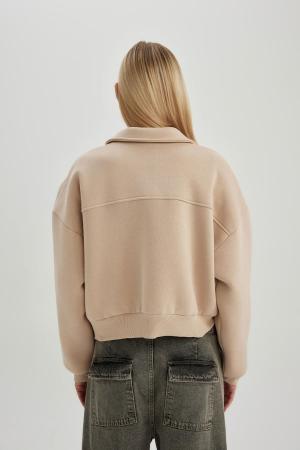 Fabric bomber jacket