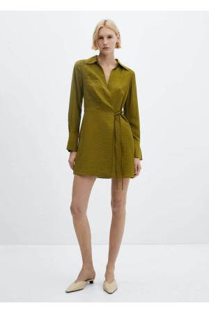 Bow wrap dress