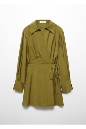 Bow wrap dress