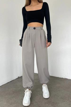 High Waist  Trousers
