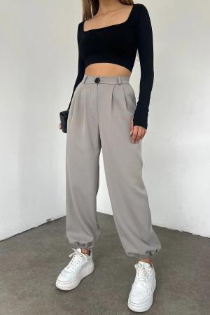 High Waist  Trousers