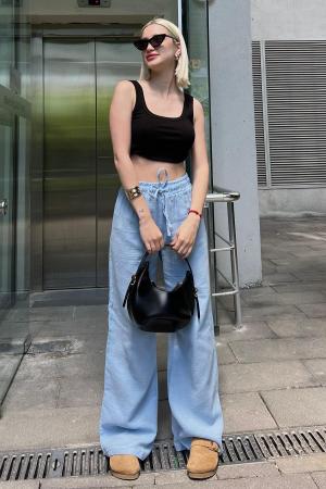 Wide Leg  Trousers