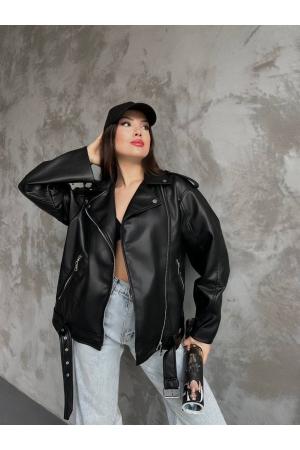 Oversized Leather Jacket