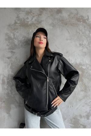 Oversized Leather Jacket