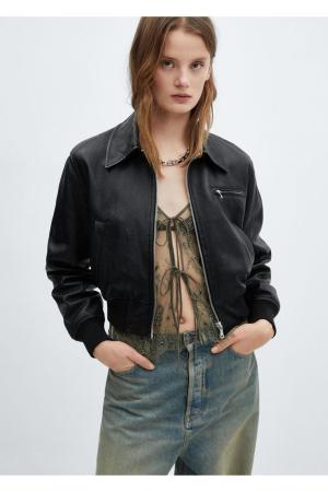 leather coat