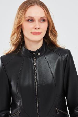 Black Short Leather Jacket