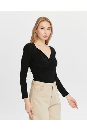 v-neck blouse