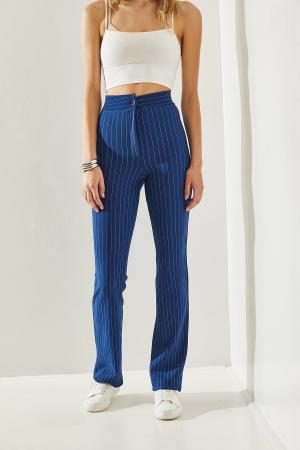 Women's Striped Palazzo Trousers
