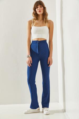Women's Striped Palazzo Trousers