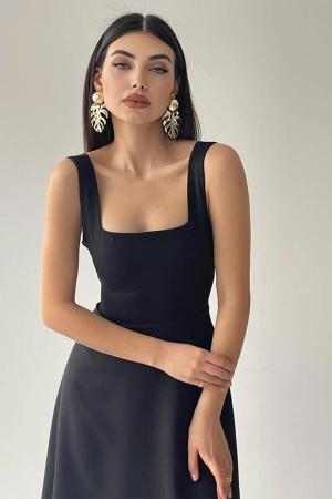 Midi Length Dress Black
