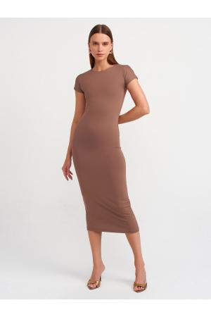 Crew Neck Long Dress