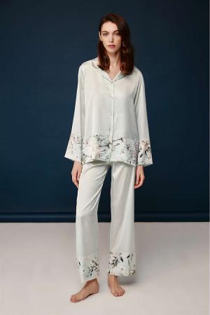 Women's satin pajama set