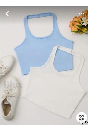 Crop Basic Tank Top Blouse