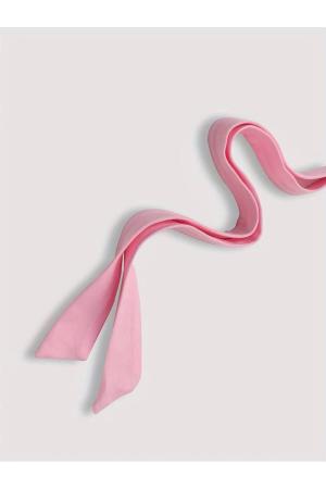 Summer crop top with pink bow