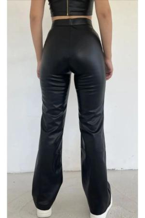 Faux Leather Trousers