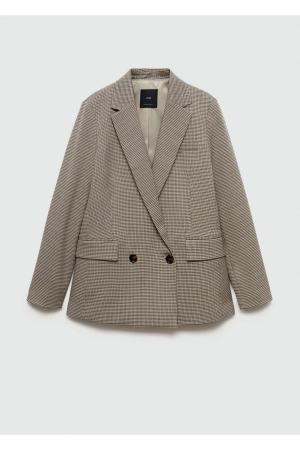 Buttoned blazer jacket