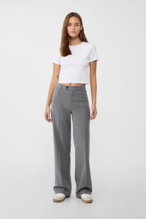 Striped smart trousers