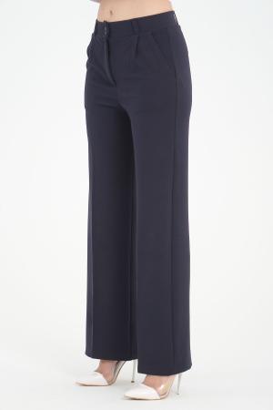 Navy blue pants, women's plus size