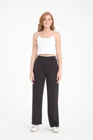 Navy blue pants, women's plus size