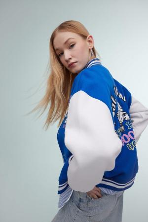 Thick fabric puffer jacket