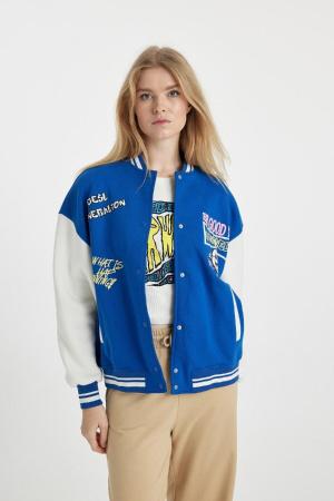 Thick fabric puffer jacket