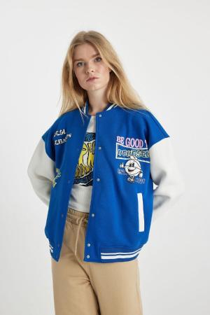 Thick fabric puffer jacket
