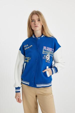 Thick fabric puffer jacket