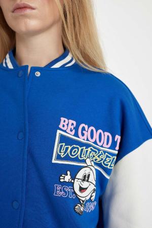 Thick fabric puffer jacket