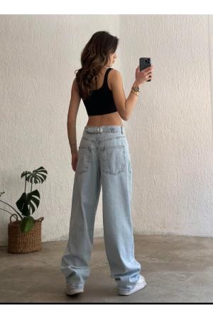 Women's Straight Wide Waist Trousers