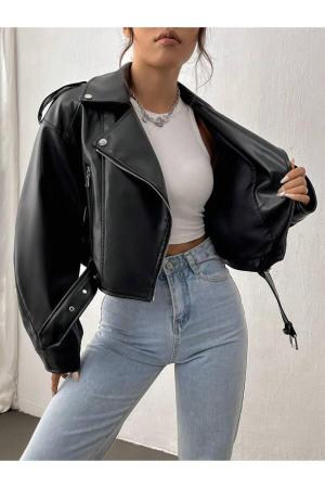 Oversize Leather Jacket