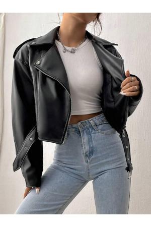 Oversize Leather Jacket