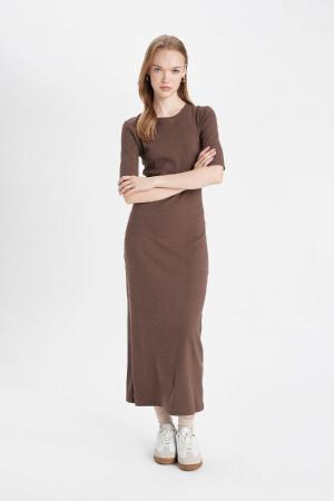 Short Sleeve Maxi Dress