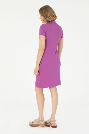 Women's Purple Knitted Dress