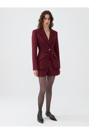 Belt Design Blazer Jacket