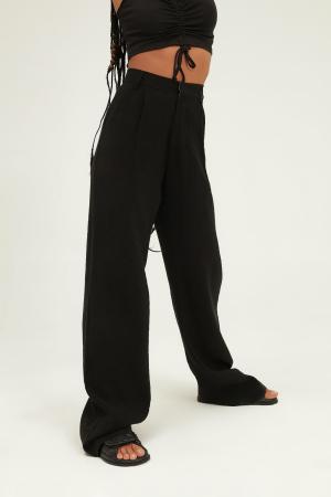 High Waist Wide Leg Trousers