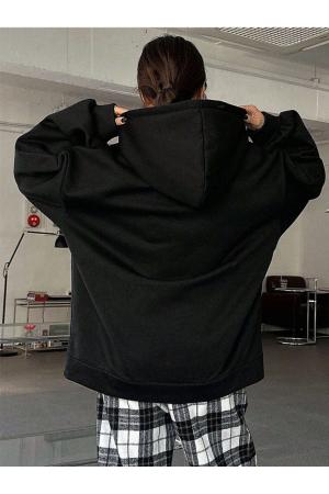 Oversize Hooded Sweatshirt