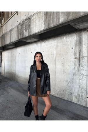 Blazer Leather Jacket