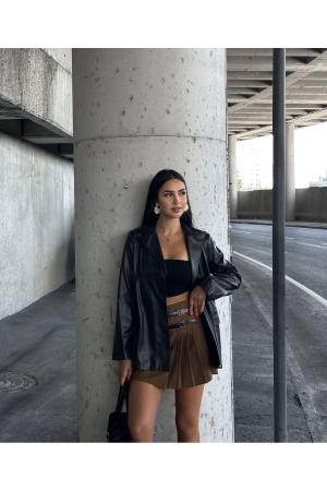 Blazer Leather Jacket