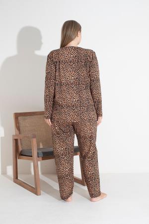 Cotton knit pajama set