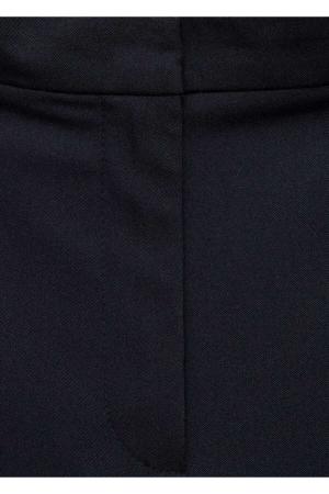 Straight cut fabric trousers