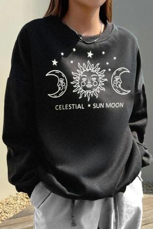 black sweatshirt unisex