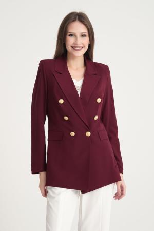 Dark red jacket