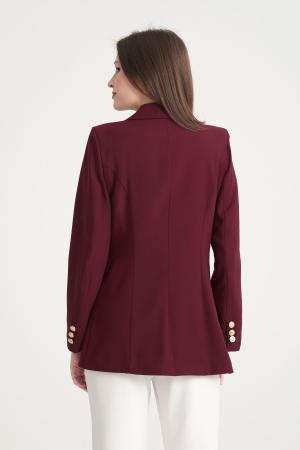 Dark red jacket