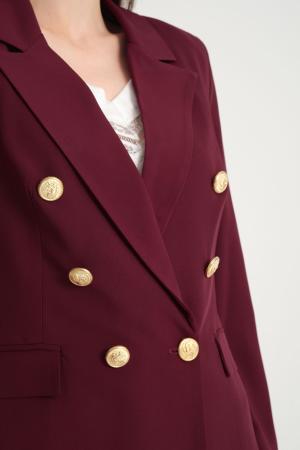 Dark red jacket
