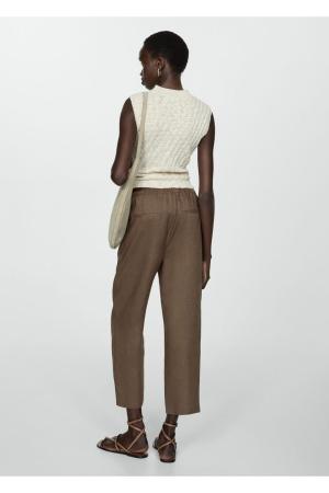 100% linen jogger pants