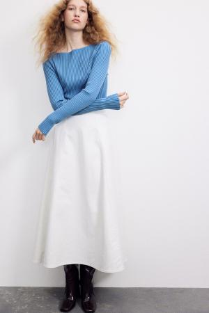 Elastic Knitted Top