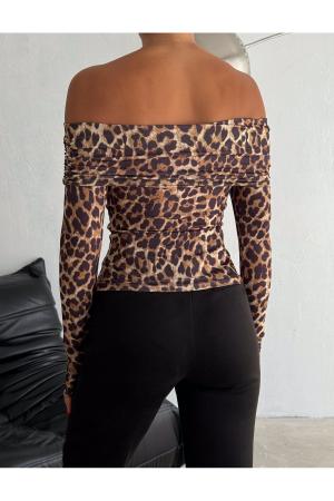 MADONNA COLLAR BLUES LEOPARD