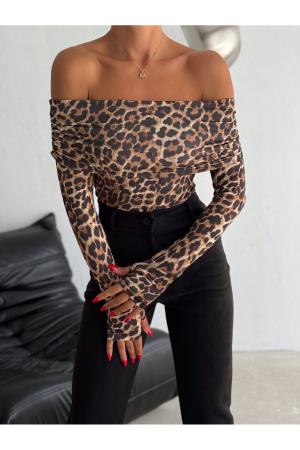 MADONNA COLLAR BLUES LEOPARD