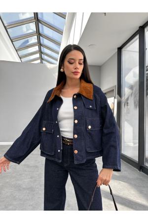 Denim Jacket Velvet