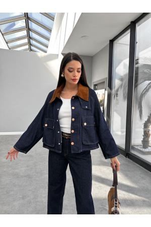 Denim Jacket Velvet